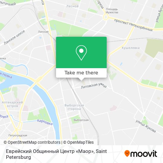 Еврейский Общинный Центр «Маор» map