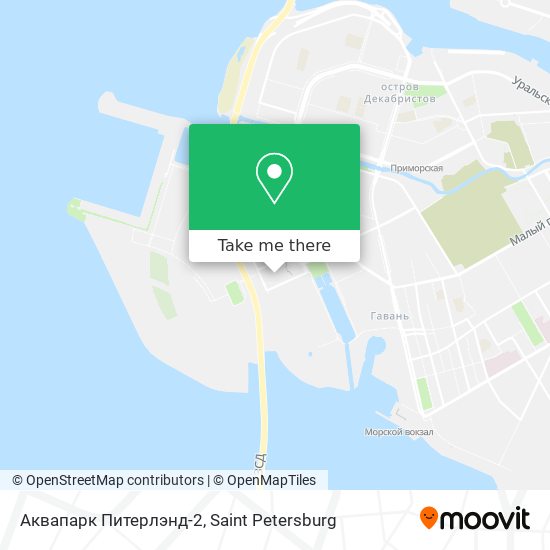 Аквапарк  Питерлэнд-2 map