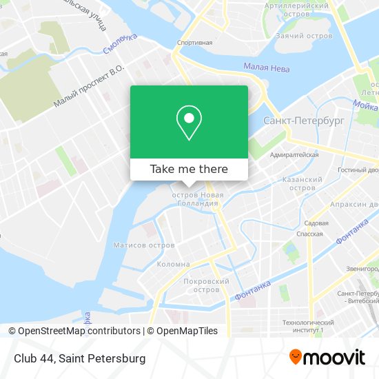 Club 44 map