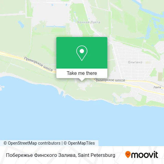 Побережье Финского Залива map