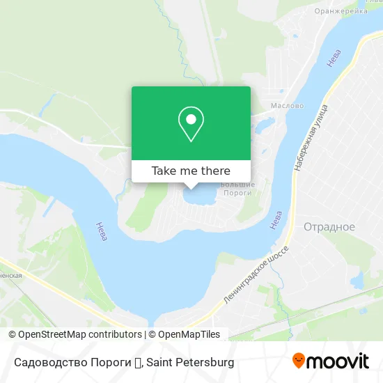 Садоводство Пороги 🏠 map