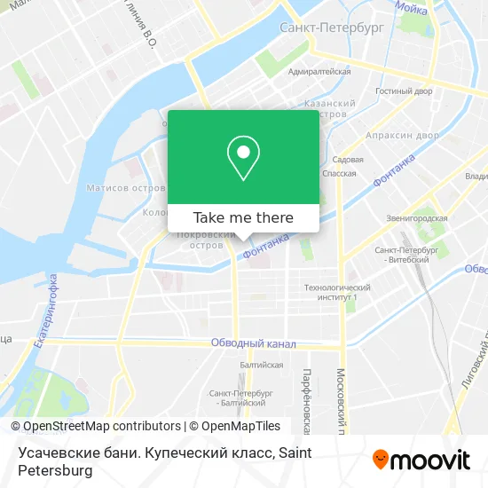 Усачевские бани. Купеческий класс map