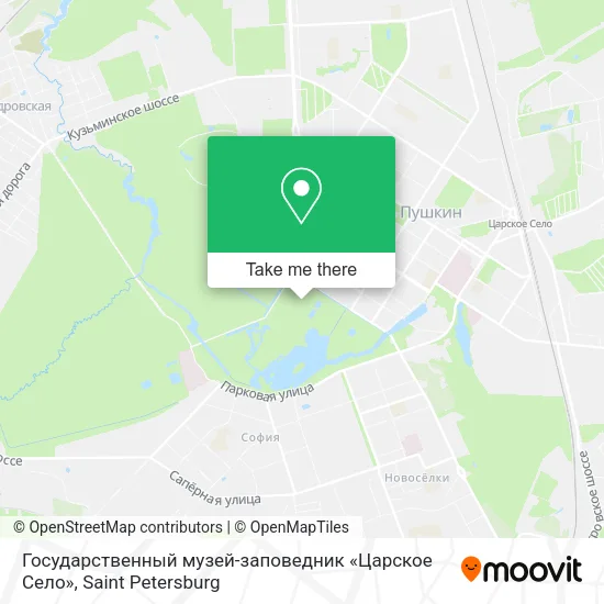 Государственный музей-заповедник «Царское Село» map