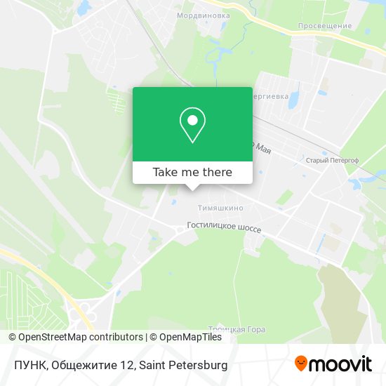 ПУНК, Общежитие 12 map