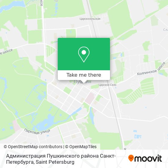 Администрация Пушкинского района Санкт-Петербурга map