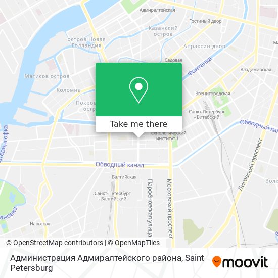 Администрация Адмиралтейского района map
