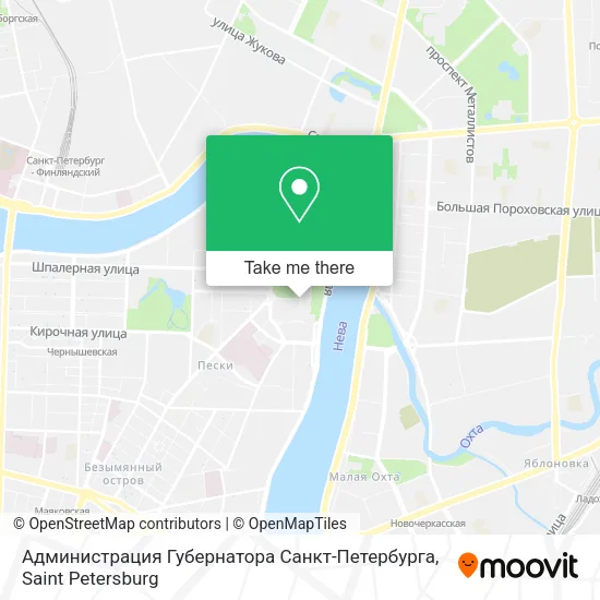 Администрация Губернатора Санкт-Петербурга map