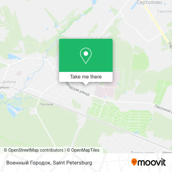 Военный Городок map