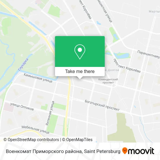 Военкомат Приморского района map