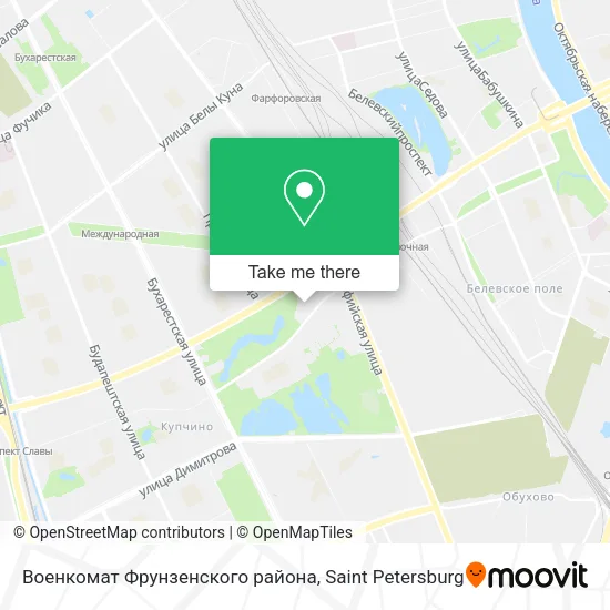 Военкомат Фрунзенского района map