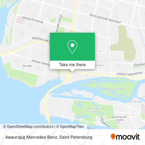 Авангард Mercedes-Benz map