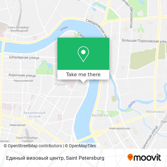 Единый визовый центр map