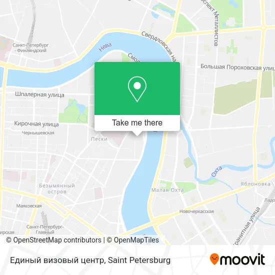 Единый визовый центр map
