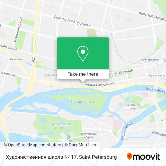 Художественная школа № 17 map