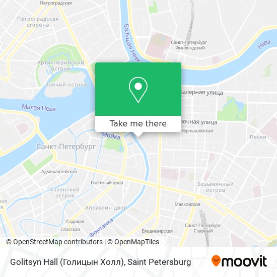Golitsyn Hall (Голицын Холл) map