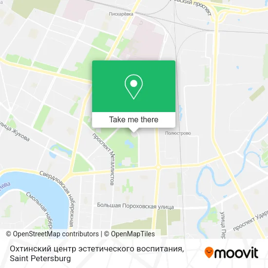 Охтинский центр эстетического воспитания map