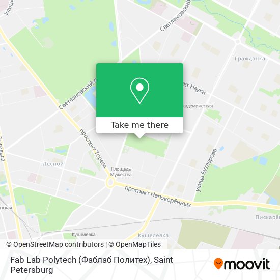 Fab Lab Polytech (Фаблаб Политех) map