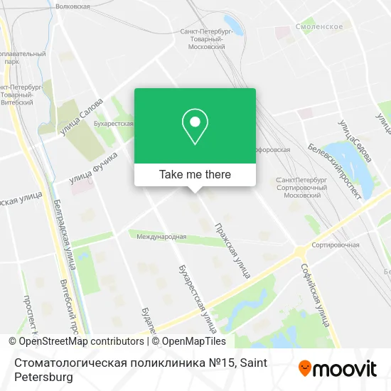 Стоматологическая поликлиника №15 map
