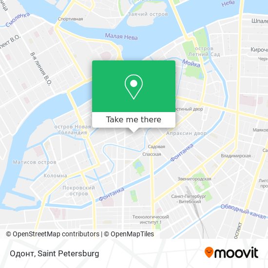Одонт map