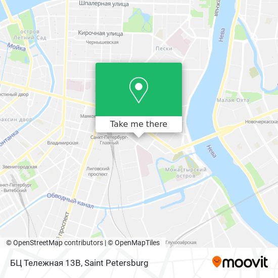 БЦ Тележная 13В map