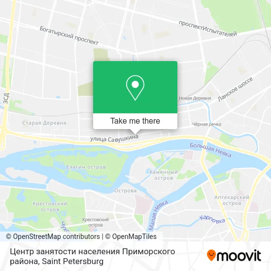 Центр занятости населения Приморского района map