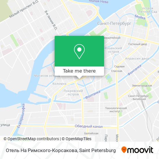 Отель  На Римского-Корсакова map