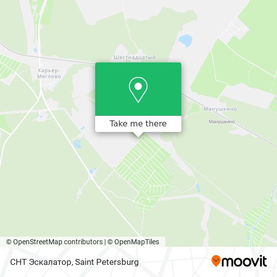 СНТ Эскалатор map