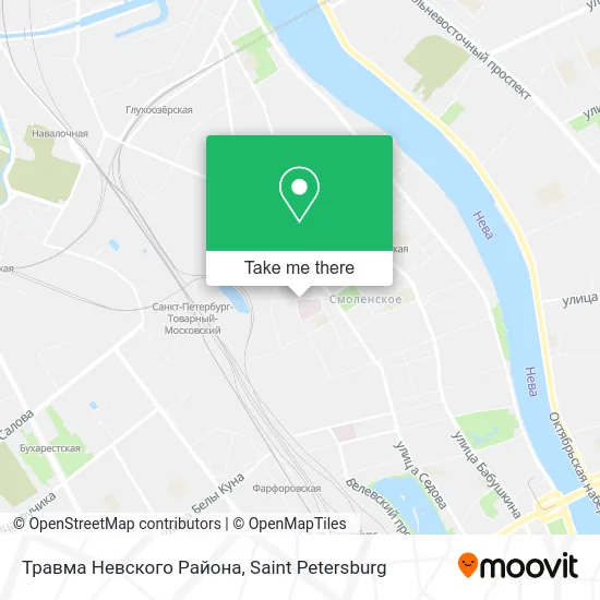 Травма Невского Района map
