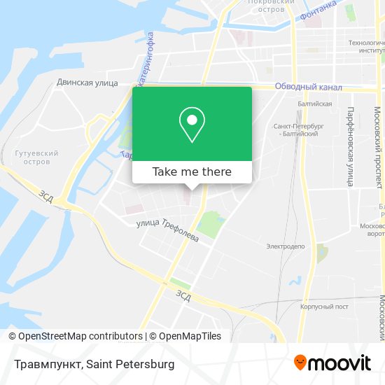 Травмпункт map