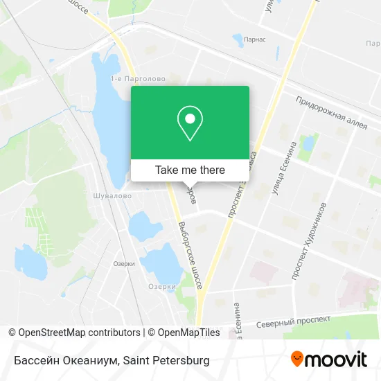 Бассейн Океаниум map