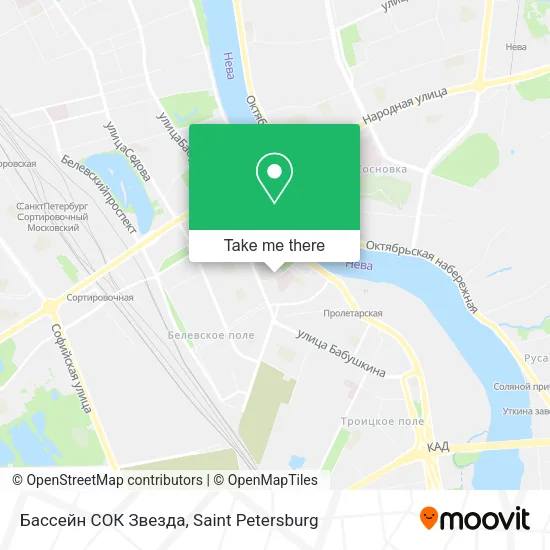 Бассейн СОК  Звезда map