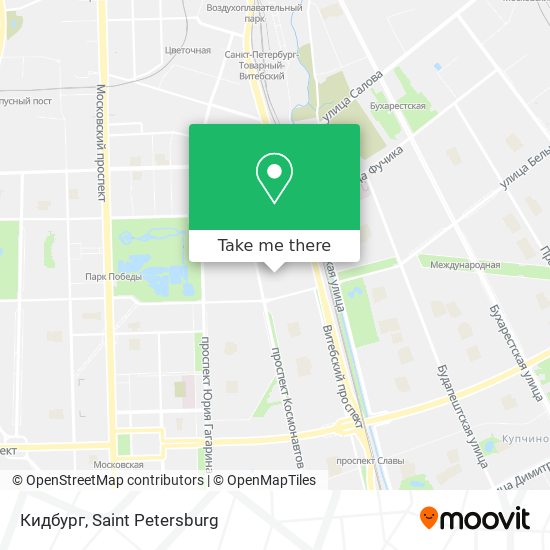 Кидбург map