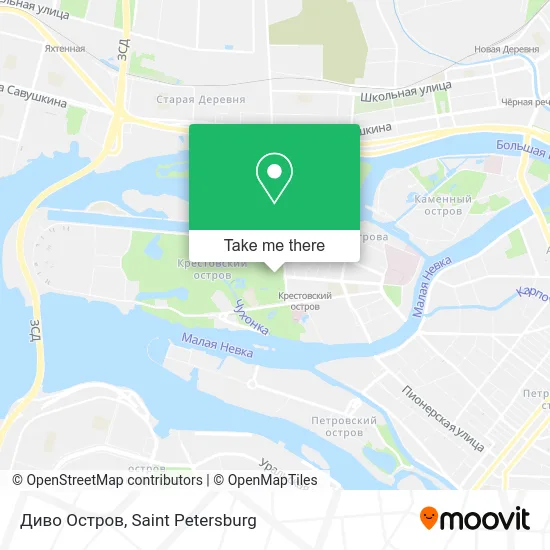 Диво Остров map