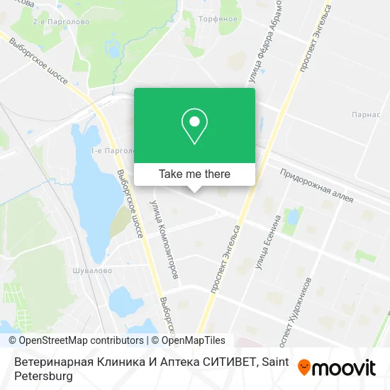 Ветеринарная Клиника И Аптека СИТИВЕТ map