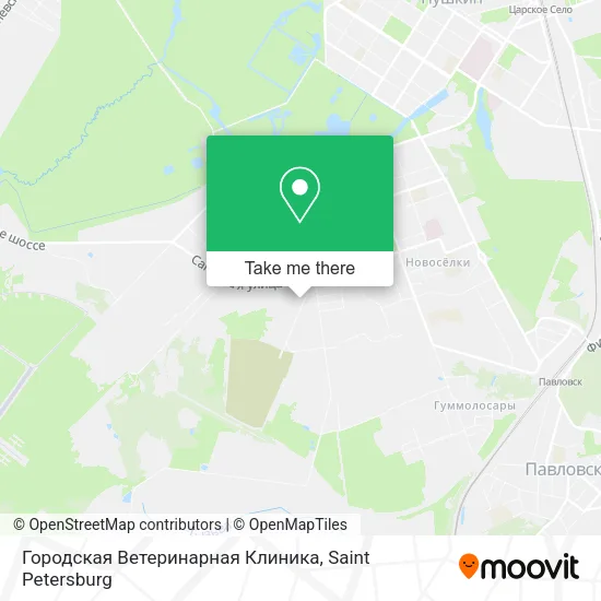 Городская Ветеринарная Клиника map