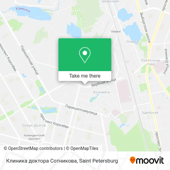 Клиника доктора Сотникова map