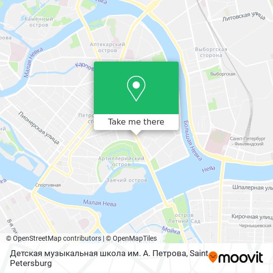 Детская музыкальная школа им. А. Петрова map