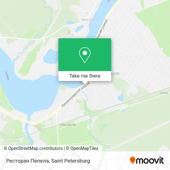 Ресторан  Пепела map