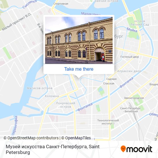 Музей искусства Санкт-Петербурга map