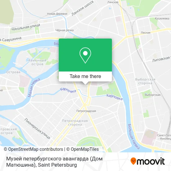 Музей петербургского авангарда (Дом Матюшина) map
