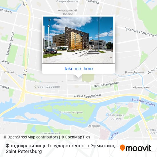 Фондохранилище Государственного Эрмитажа map