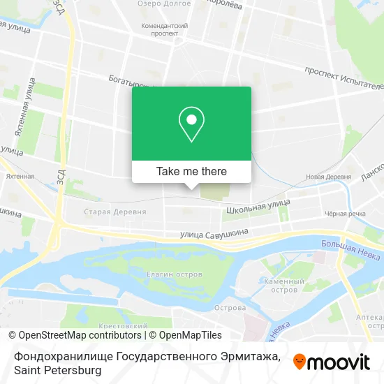 Фондохранилище Государственного Эрмитажа map