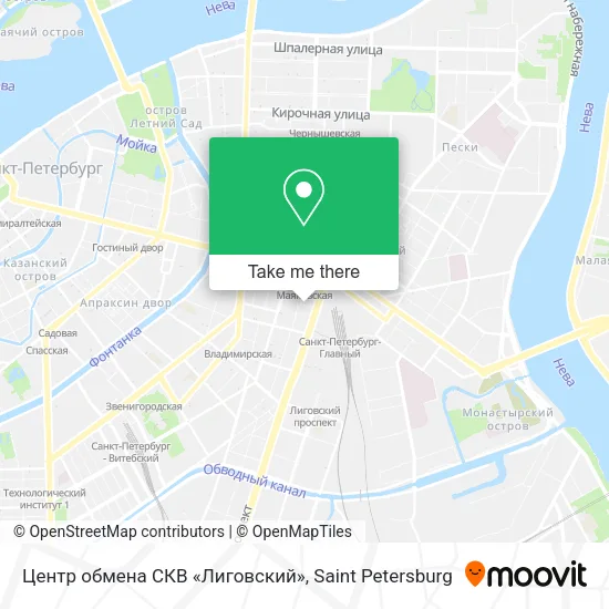Центр обмена СКВ «Лиговский» map