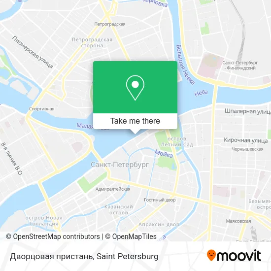 Дворцовая пристань map