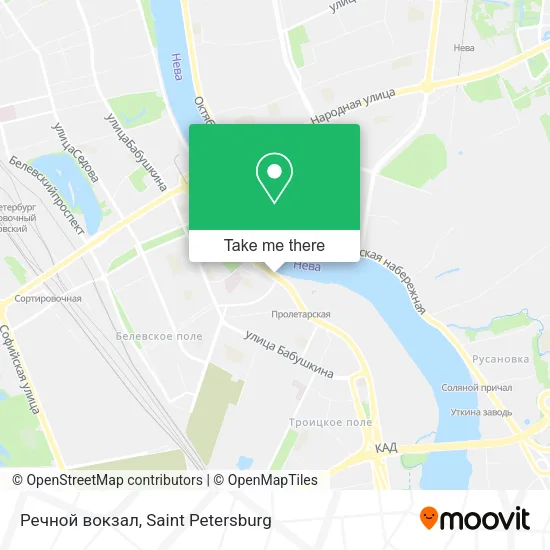 Речной вокзал map