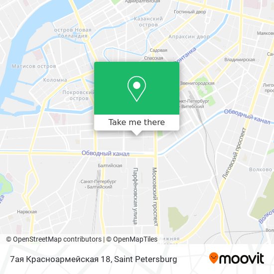 7ая Красноармейская 18 map