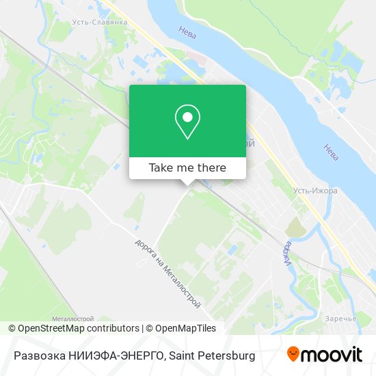 Развозка  НИИЭФА-ЭНЕРГО map