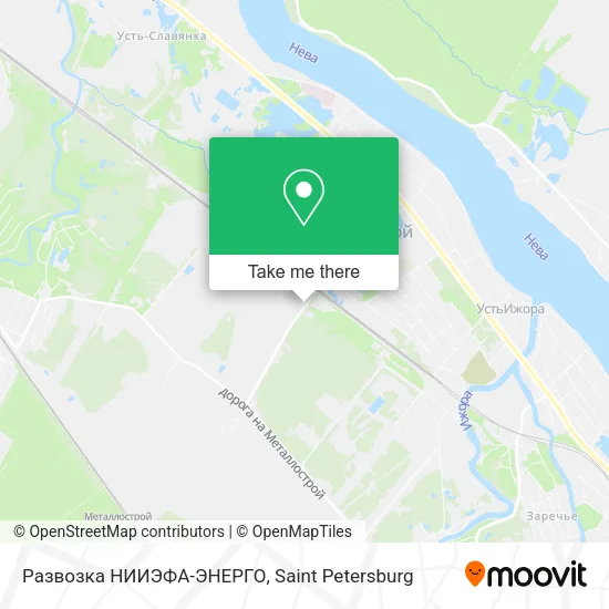 Развозка  НИИЭФА-ЭНЕРГО map