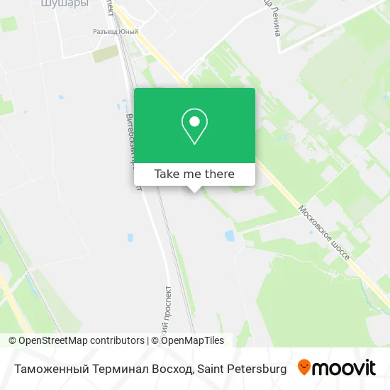 Таможенный Терминал Восход map