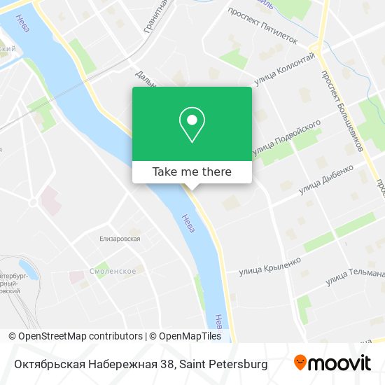 Октябрьская Набережная 38 map
